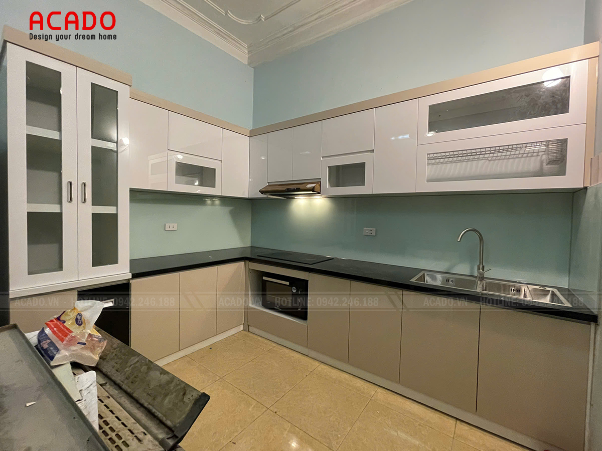 Tủ bếp nhựa Vincoplast