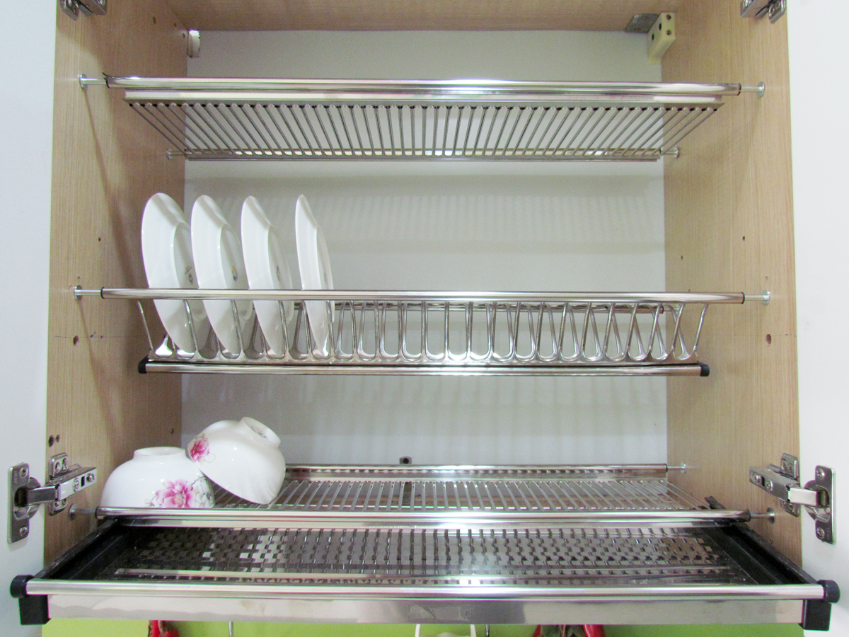 Giá bát đĩa tủ trên