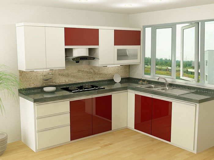 nhà bếp đẹp cho nhà cấp 4